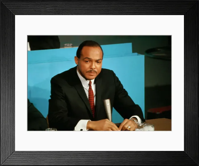 Framed Print : Closeup of Carl Stokes Framed Print : Closeup of Carl Stokes