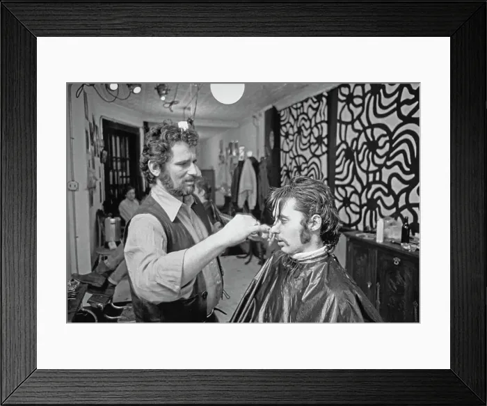 Framed Print : Barbershop, New York City Framed Print : Barbershop, New York City