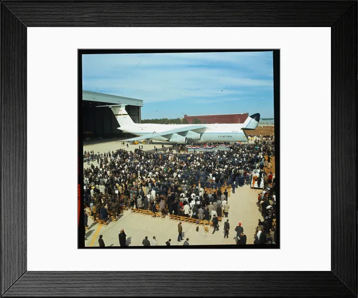 Framed Print : Presentation of C-5A Plane Framed Print : Presentation of C-5A Plane