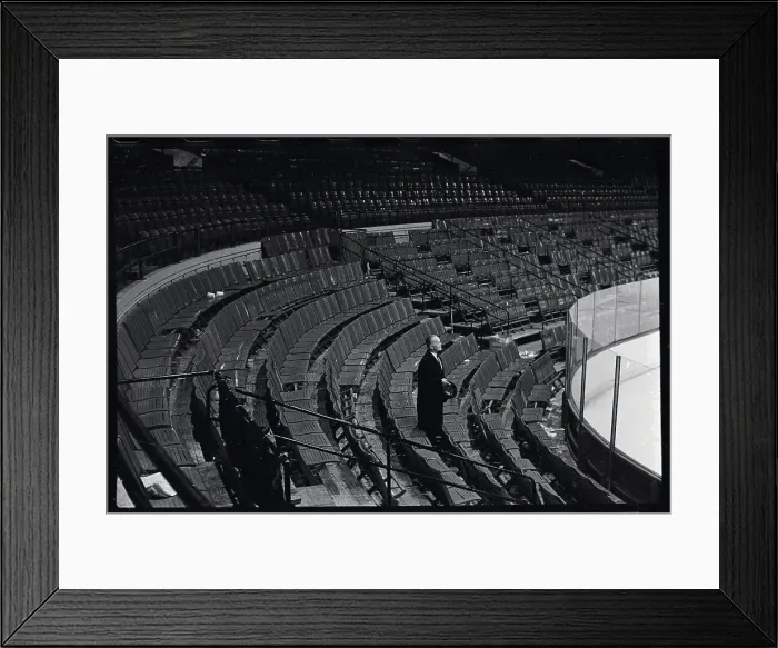 Framed Print : Tony Zale in Chicago Stadium Framed Print : Tony Zale in Chicago Stadium