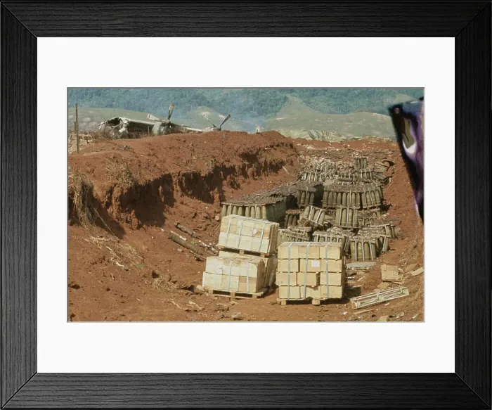 Framed Print : Khe Sanh Combat Base, Vietnam War Framed Print : Khe Sanh Combat Base, Vietnam War
