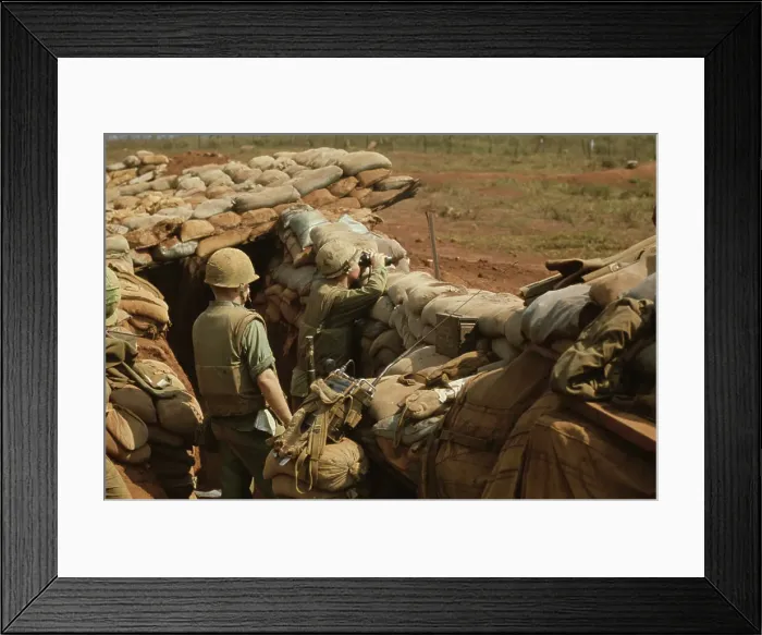 Framed Print : Khe Sanh Combat Base, Vietnam War Framed Print : Khe Sanh Combat Base, Vietnam War