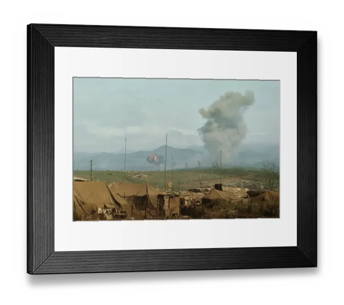 Framed Print : Khe Sanh Combat Base, Vietnam War Framed Print : Khe Sanh Combat Base, Vietnam War