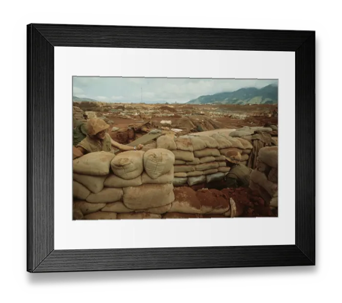 Framed Print : Khe Sanh Combat Base, Vietnam War Framed Print : Khe Sanh Combat Base, Vietnam War