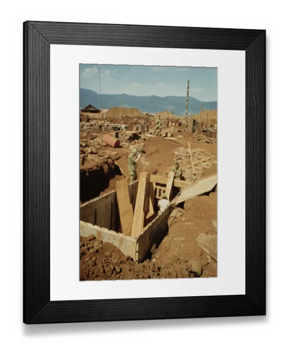Framed Print : Khe Sanh Combat Base, Vietnam War Framed Print : Khe Sanh Combat Base, Vietnam War