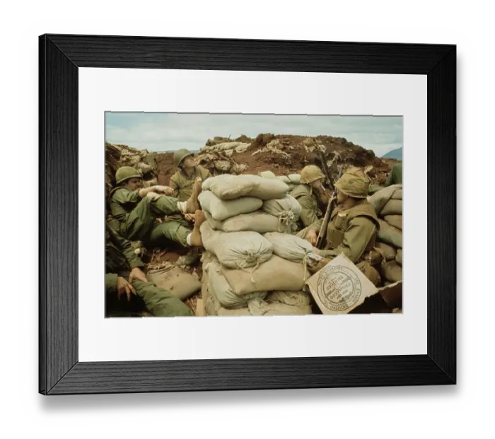 Framed Print : Khe Sanh Combat Base, Vietnam War Framed Print : Khe Sanh Combat Base, Vietnam War