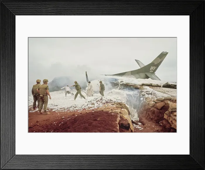 Framed Print : Downed Fairchild C-123 Provider, Khe Sanh Framed Print : Downed Fairchild C-123 Provider, Khe Sanh