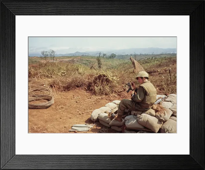 Framed Print : Khe Sanh Combat Base