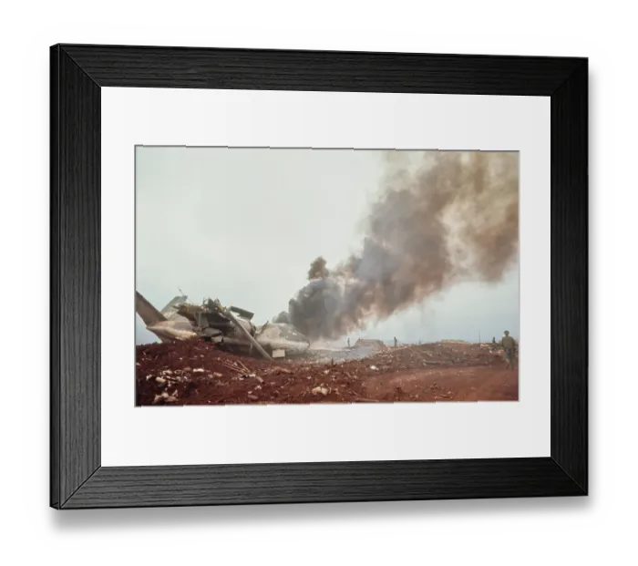 Framed Print : Downed Fairchild C-123 Provider, Khe Sanh Framed Print : Downed Fairchild C-123 Provider, Khe Sanh