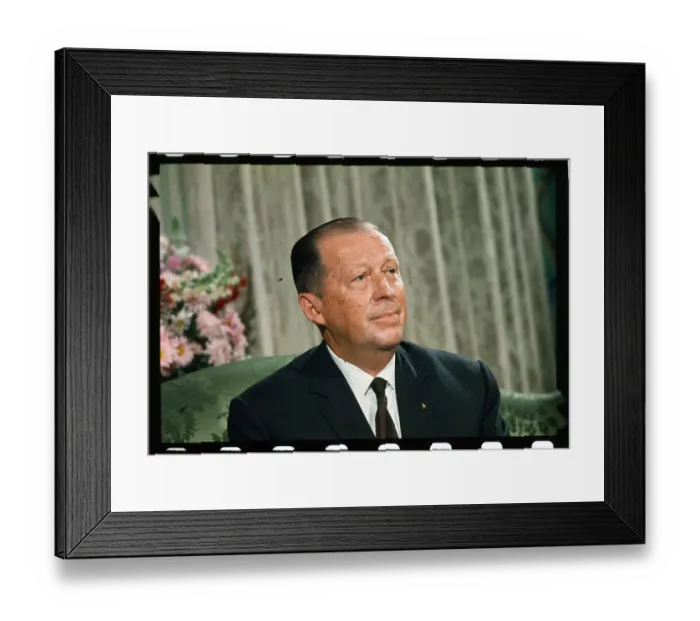 Framed Print : Close up Portrait of Alfredo Stroessner Framed Print : Close up Portrait of Alfredo Stroessner