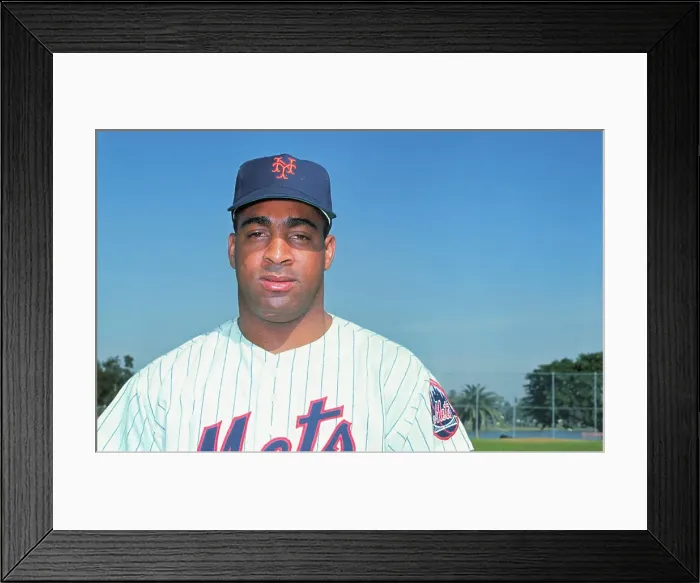 Framed Print : Portrait of NY Mets Tommie Agee Framed Print : Portrait of NY Mets Tommie Agee