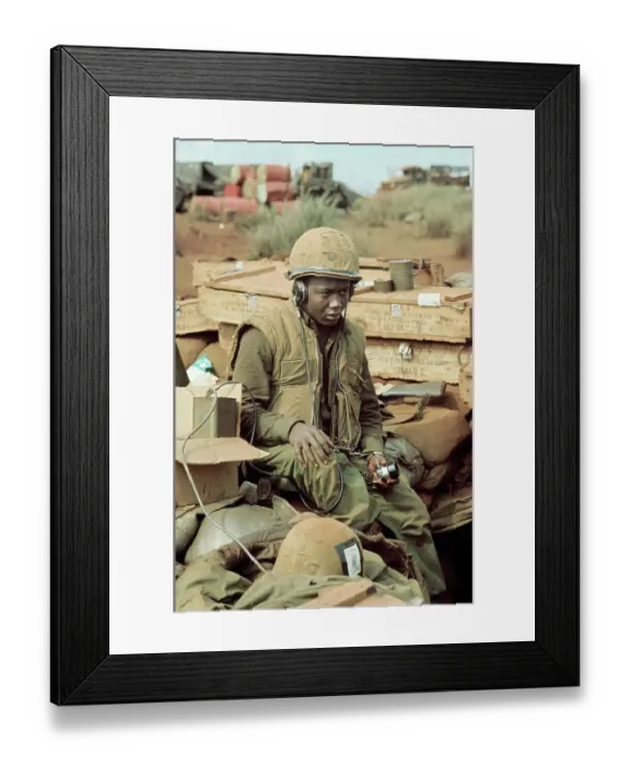 Framed Print : U.S. Marines in South Vietnam Framed Print : U.S. Marines in South Vietnam