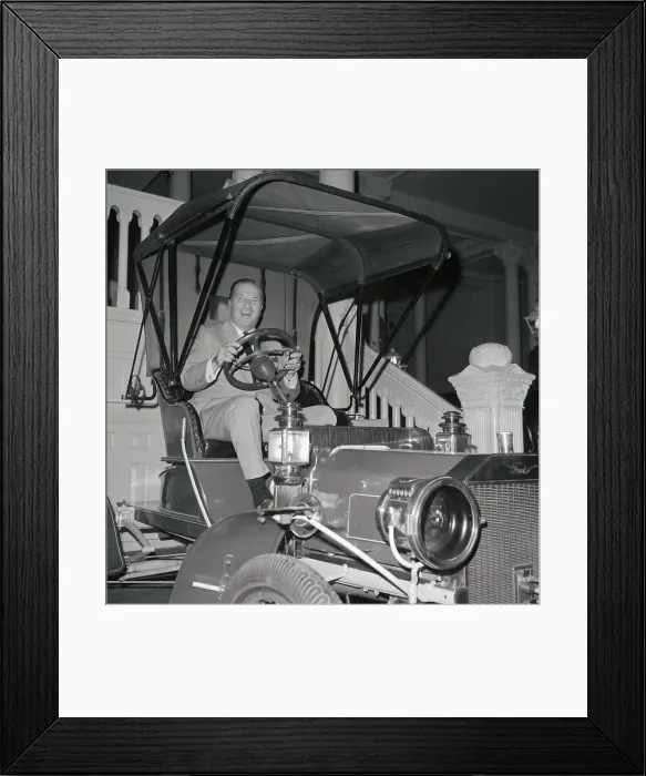 Framed Print : Henry Ford II Sitting in Model N Ford Framed Print : Henry Ford II Sitting in Model N Ford