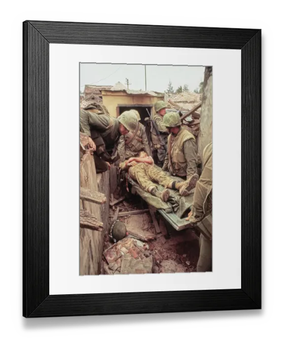 Framed Print : United States Marines, Hue Framed Print : United States Marines, Hue