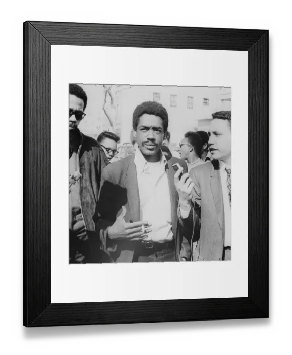 Framed Print : Bobby Seale of the Black Panthers Framed Print : Bobby Seale of the Black Panthers