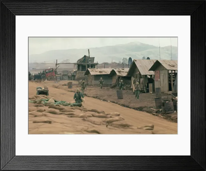 Framed Print : Khe Sanh Combat Base, Vietnam War Framed Print : Khe Sanh Combat Base, Vietnam War