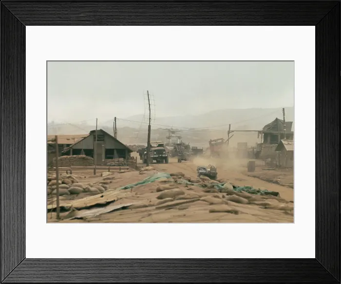 Framed Print : Khe Sanh Combat Base, Vietnam War Framed Print : Khe Sanh Combat Base, Vietnam War