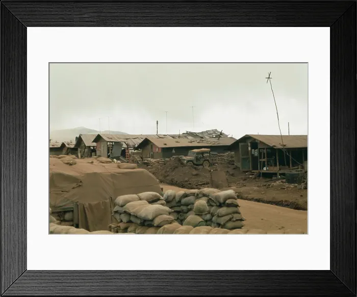 Framed Print : Khe Sanh Combat Base, Vietnam War Framed Print : Khe Sanh Combat Base, Vietnam War