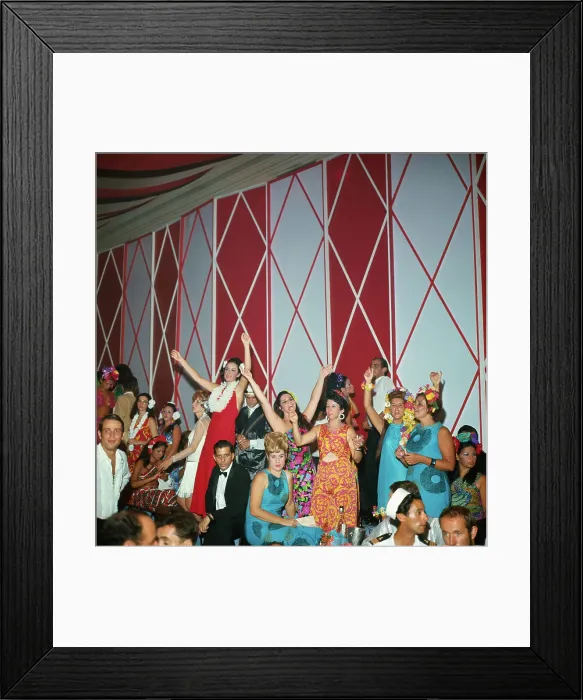 Framed Print : View of Merrymakers at Copacabana Palace Ball Framed Print : View of Merrymakers at Copacabana Palace Ball