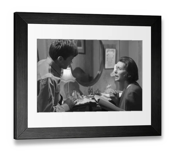Framed Print : Patricia Neal and Martin Sheen Rehearsing Framed Print : Patricia Neal and Martin Sheen Rehearsing