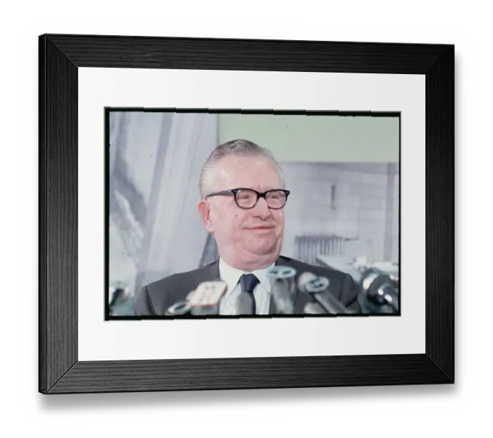 Framed Print : Portrait of John J. DeLury Framed Print : Portrait of John J. DeLury