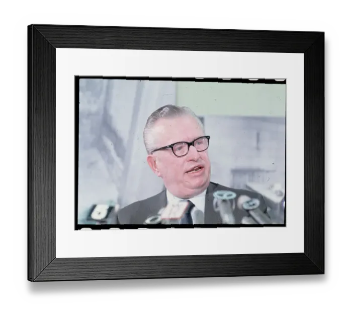 Framed Print : Portrait of John J. DeLury Framed Print : Portrait of John J. DeLury