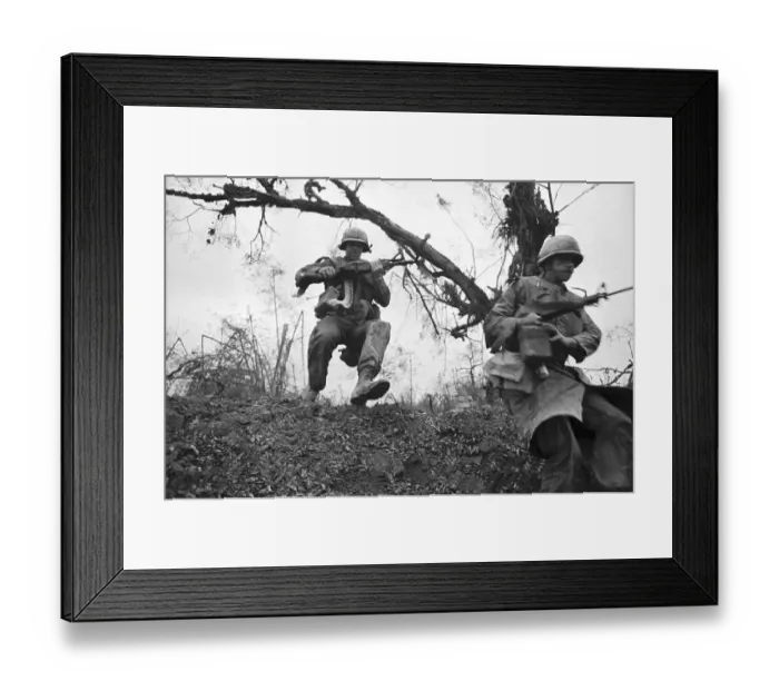 Framed Print : U.S. Troops in Action in South Vietnam Framed Print : U.S. Troops in Action in South Vietnam