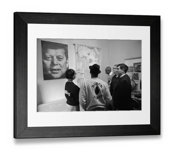 Framed Print : Reverend and Youths Looking at Map Framed Print : Reverend and Youths Looking at Map