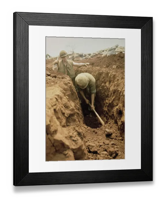 Framed Print : Khe Sanh Combat Base, Vietnam War Framed Print : Khe Sanh Combat Base, Vietnam War
