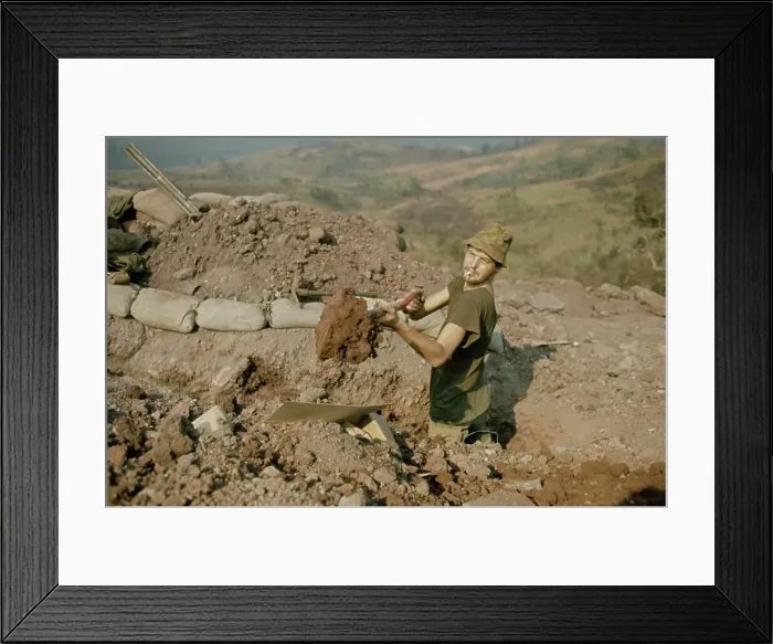 Framed Print : Khe Sanh Combat Base, Vietnam War Framed Print : Khe Sanh Combat Base, Vietnam War
