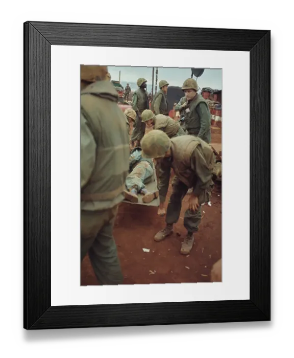 Framed Print : US Marines, Vietnam War Framed Print : US Marines, Vietnam War