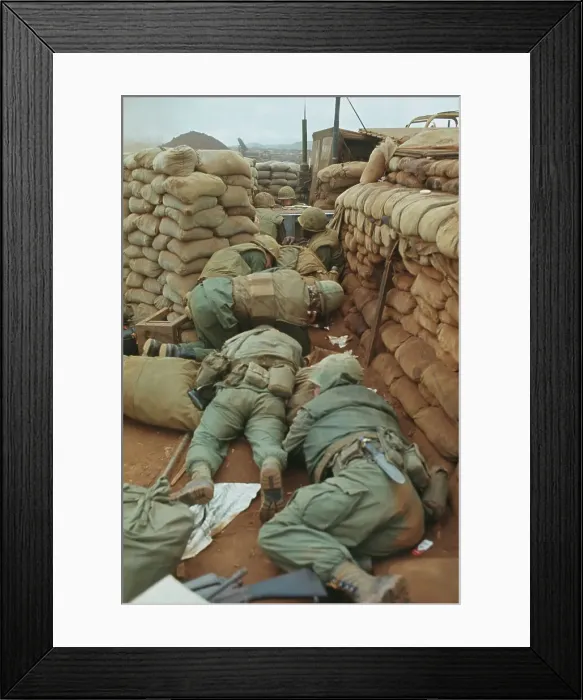 Framed Print : US Marines, Vietnam War Framed Print : US Marines, Vietnam War