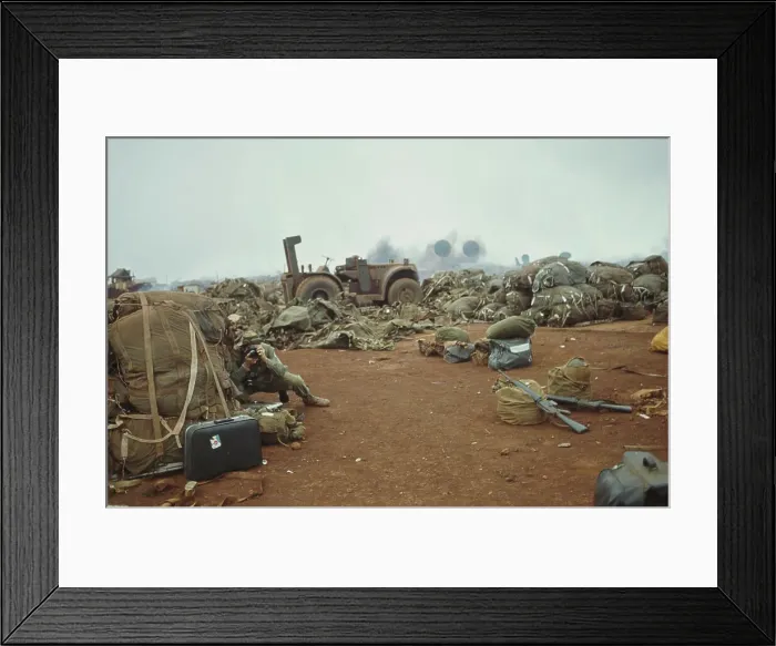Framed Print : US Marines, Vietnam War Framed Print : US Marines, Vietnam War