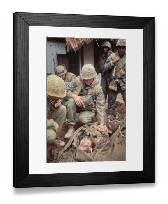 Framed Print : United States Marines, Hue Framed Print : United States Marines, Hue