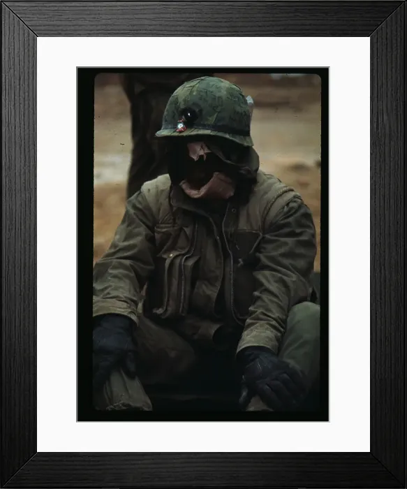 Framed Print : Portrait of U.S. Marine