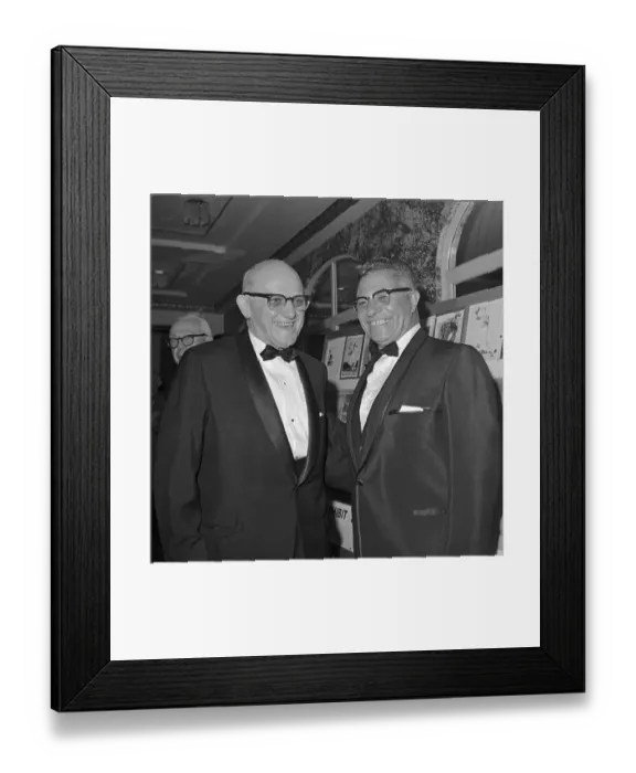 Framed Print : George Halas and Vince Lombardi Framed Print : George Halas and Vince Lombardi