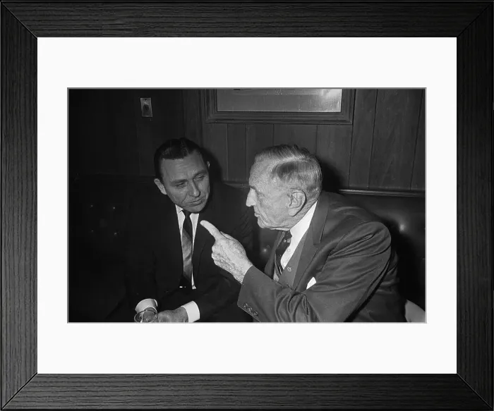 Framed Print : Casey Stengel Talking to Gil Hodges Framed Print : Casey Stengel Talking to Gil Hodges
