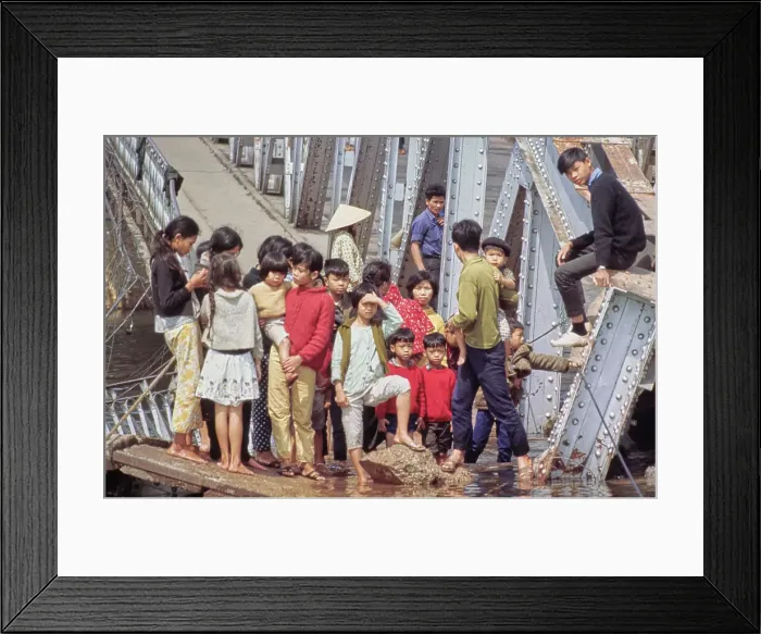 Framed Print : Vietnamese Children, Hue Framed Print : Vietnamese Children, Hue