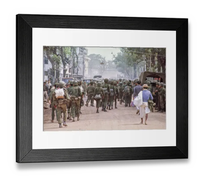 Framed Print : South Vietnamese Troops, Hue