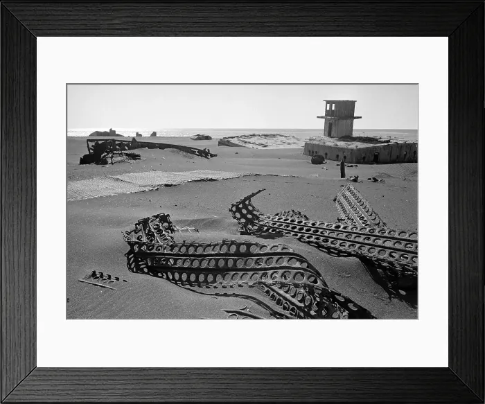 Framed Print : Litter Remaining From Iwo Jima Assault Framed Print : Litter Remaining From Iwo Jima Assault