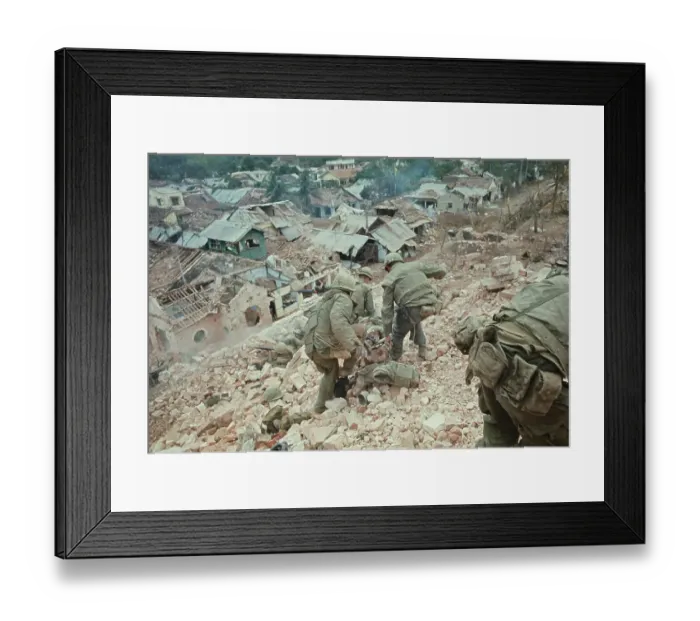 Framed Print : US Marines, Vietnam War Framed Print : US Marines, Vietnam War