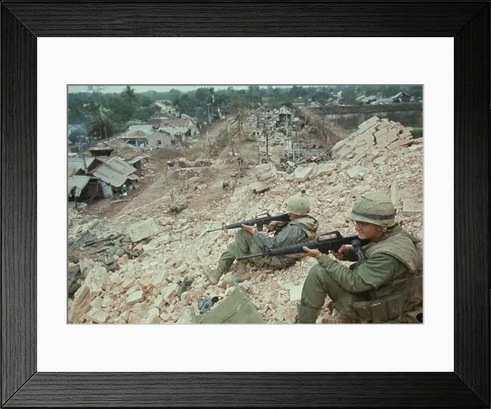 Framed Print : US Marines, Vietnam War Framed Print : US Marines, Vietnam War