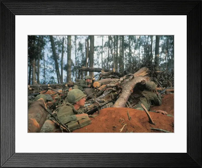 Framed Print : US Marines by Outer Wall of Citadel Framed Print : US Marines by Outer Wall of Citadel