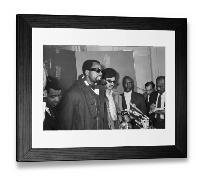 Framed Print : Black Power Leaders Announce Olympic Boycott at Press Conference Framed Print : Black Power Leaders Announce Olympic Boycott at Press Conference