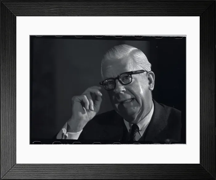 Framed Print : Henry H. Fowler During his Testimony in Senate
