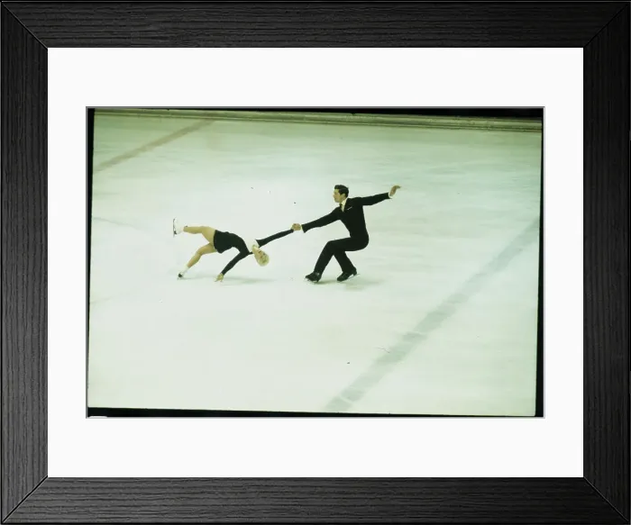 Framed Print : Tatiana Joukchesternava and Alexandre Gorelik Skating Framed Print : Tatiana Joukchesternava and Alexandre Gorelik Skating