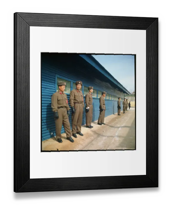 Framed Print : North Korean Troops at Panmunjom Framed Print : North Korean Troops at Panmunjom
