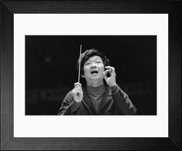 Framed Print : Japanese Symphony Conductor Seiji Ozawa Framed Print : Japanese Symphony Conductor Seiji Ozawa