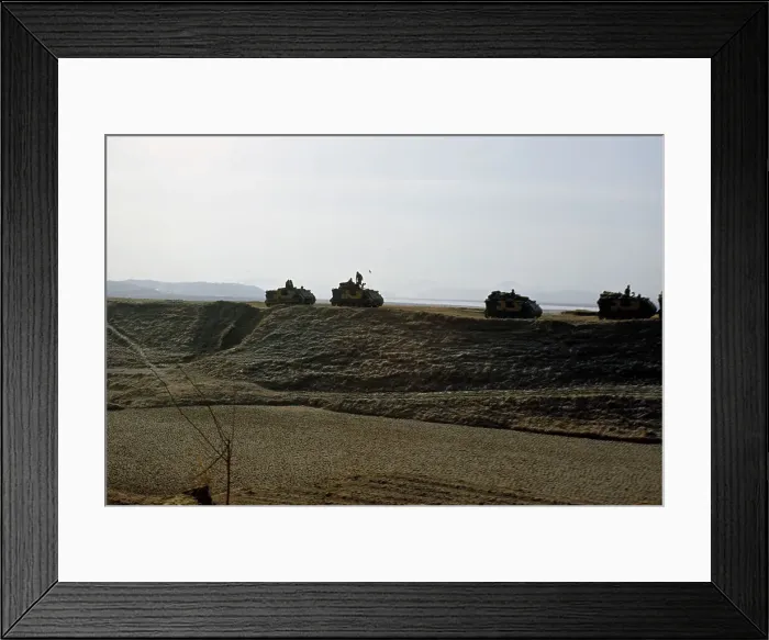 Framed Print : UNC Tanks In South Korea Framed Print : UNC Tanks In South Korea