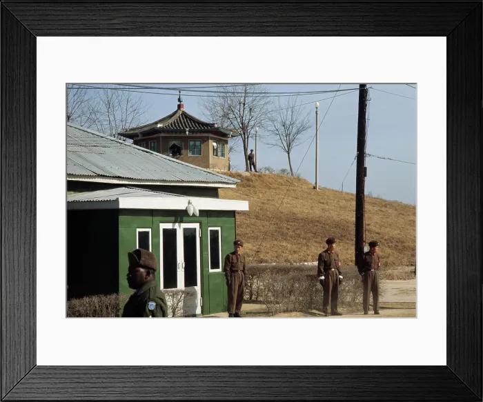 Framed Print : North Korean Soldiers Framed Print : North Korean Soldiers